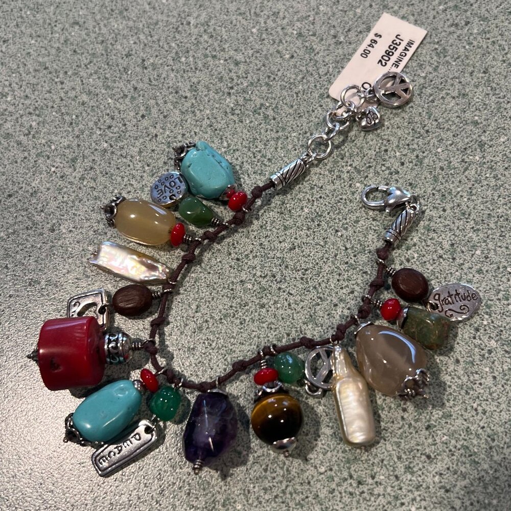 Brighton Jewelry Imagine Peace Bracelet